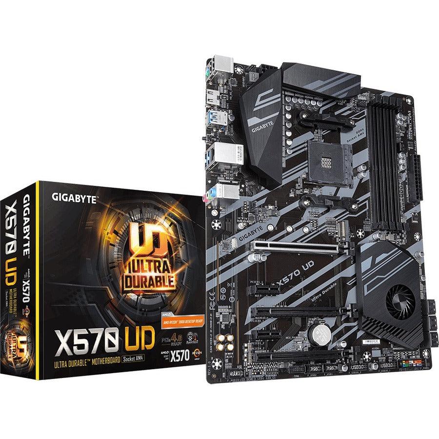 Gigabyte X570 Ud Amd Ryzen 3000 Pcie 4.0 Sata 6Gb/S Usb 3.2 Amd X570 Atx Motherboard