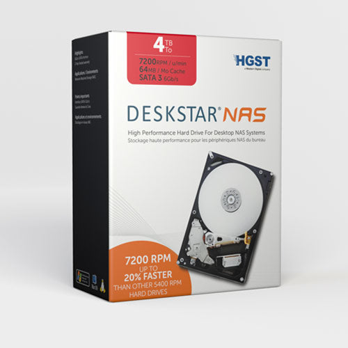 HGST-IMSourcing DS Deskstar HDN724040ALE640 4 TB Hard Drive - 3.5 Internal - SATA (SATA/600)" 0S03664