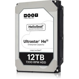 HGST Ultrastar He12 HUH721212ALN600 12 TB Hard Drive - 3.5 Internal - SATA (SATA/600)" 0F30141