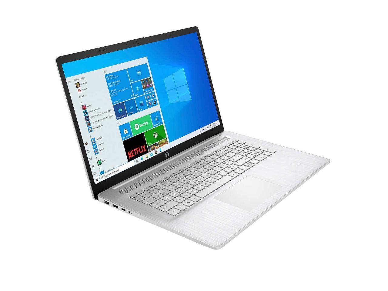 Hp 17T Laptop, 17.3" Hd+ Touchscreen, Intel Core I7-1165G7 Processor, 32Gb Ram, 1Tb Pcie Ssd, Wi-Fi 6, Backlit Keyboard, Windows 10 Home, Silver