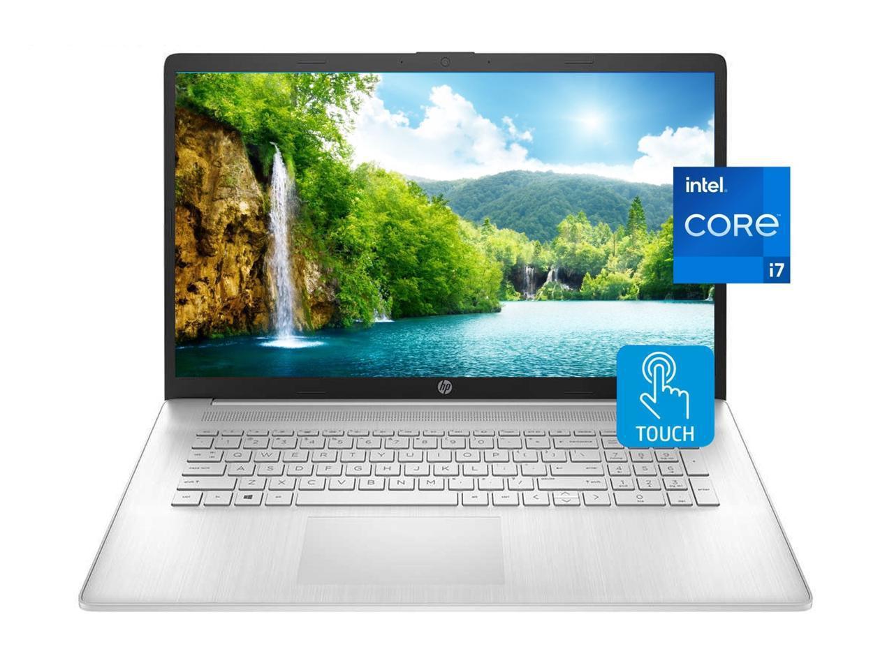 Hp 17T Laptop, 17.3" Hd+ Touchscreen, Intel Core I7-1165G7 Processor, 32Gb Ram, 1Tb Pcie Ssd, Wi-Fi 6, Backlit Keyboard, Windows 10 Home, Silver