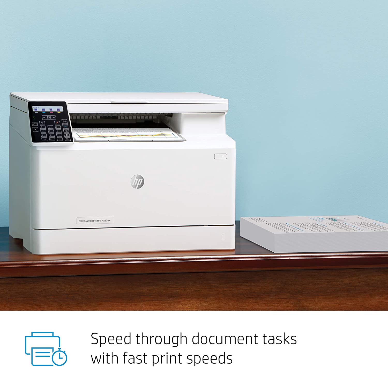 Hp Color Laserjet Pro M182Nw Wireless All-In-One Laser Printer, Print, Scan & Copy