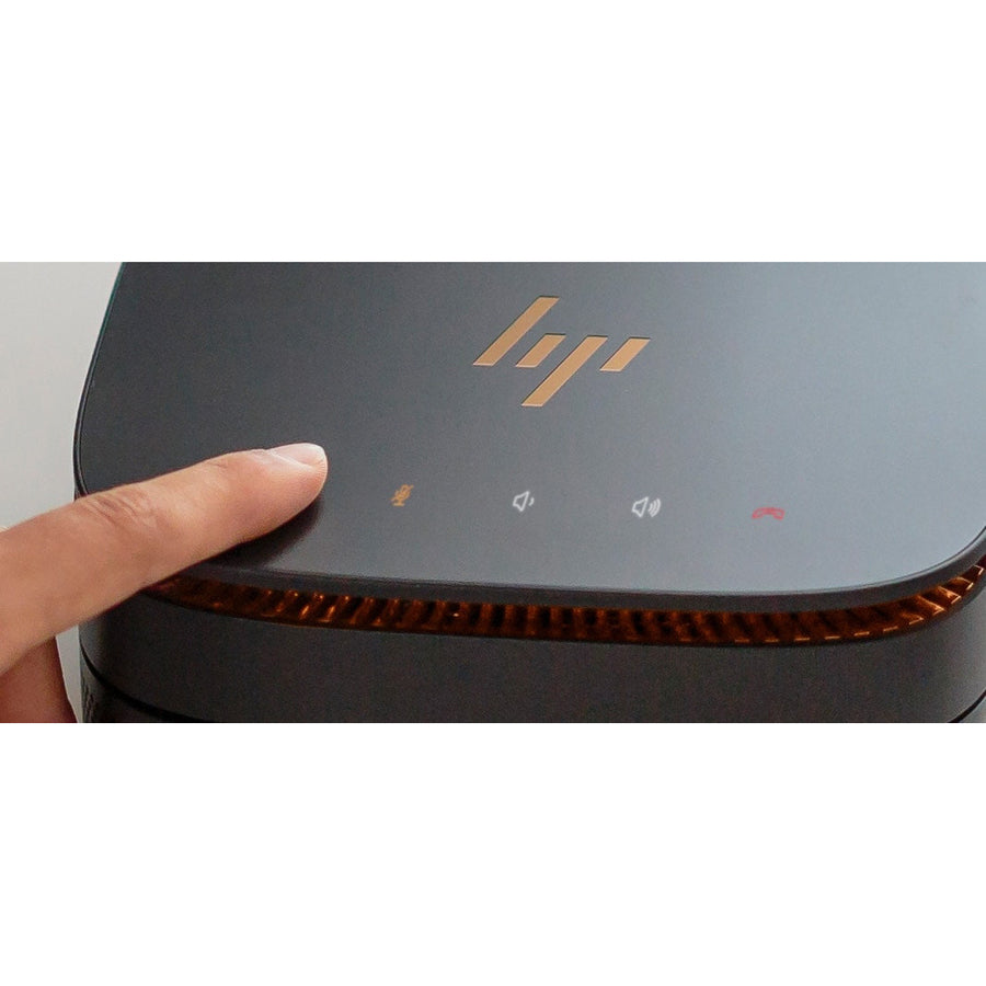 HP Elite Slice G2 Desktop Computer - Intel Core i5 7th Gen i5-7500T - 8 GB - 128 GB SSD - Ultra Small - Sparkle Black 9EN01UT#ABA