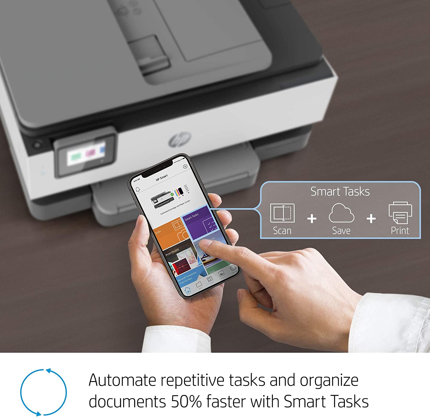 Hp Officejet Pro 8025 All-In-One Wireless Printer, Smart Home Office Productivity