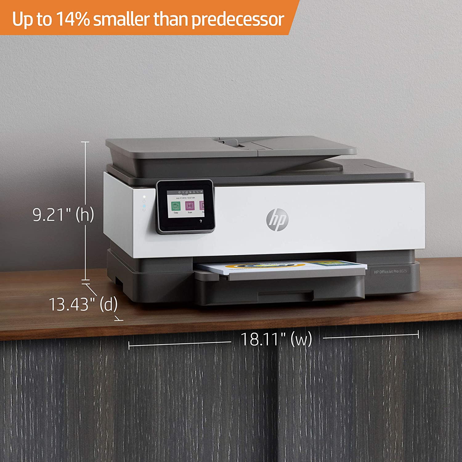 Hp Officejet Pro 8025 All-In-One Wireless Printer, Smart Home Office Productivity