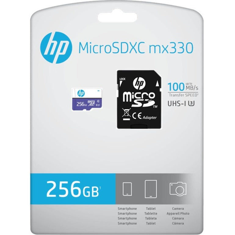 HP mx330 256 GB Class 10/UHS-I (U3) microSDXC P-SDU256U3100HPMX-GE