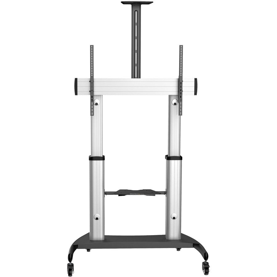 Heavy Duty Mobile TV Stand - Rolling Cart for 60-100" Display | StarTech STNDMTV100