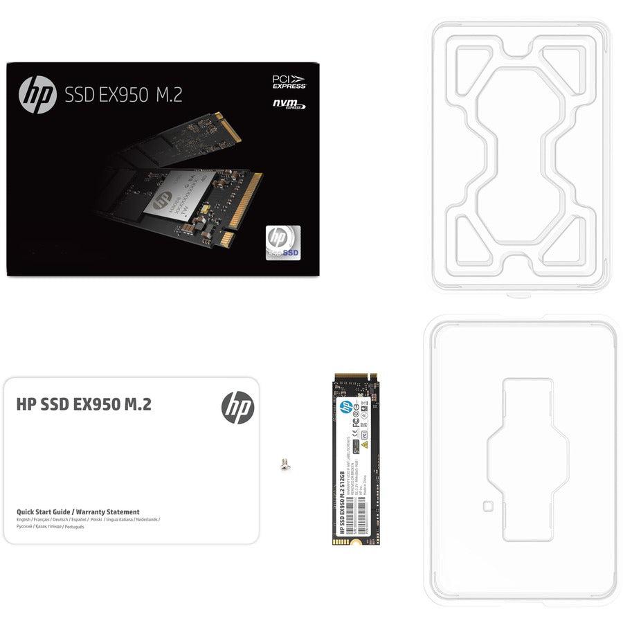 Hp Ex950 Series M.2 2280 512Gb Pci-Express 3.0 X4 Nvme1.3 3D Internal Solid State Drive