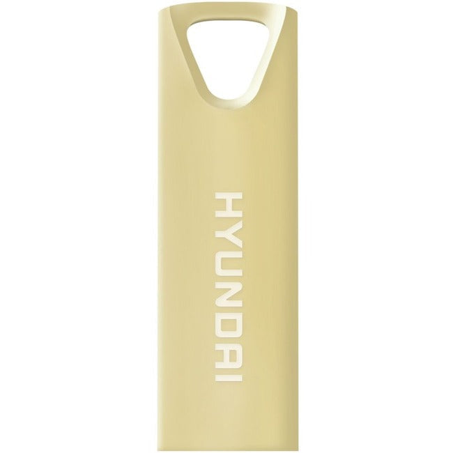 Hyundai Bravo Deluxe 32GB High Speed Fast USB 2.0 Flash Memory Drive Thumb Drive Metal, Gold U2BK/32GAG