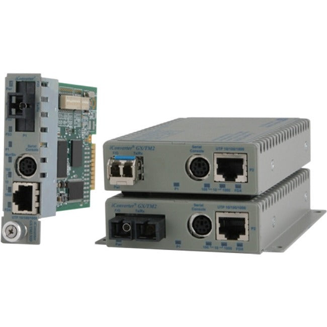 Iconverter Gx/Tm2 10/100/1000T,1000X Scsm Sf T15R13 20Km Wall-M Us