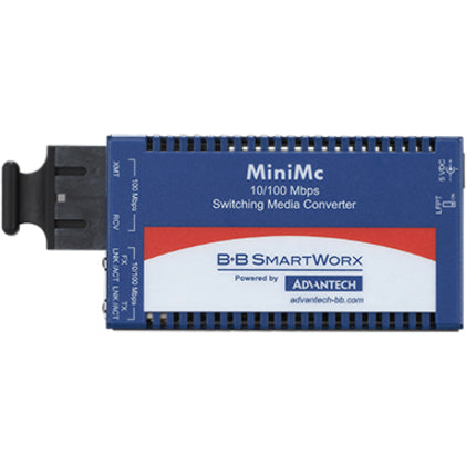 IMC-350-SE-PS-A Mini Media Converter - 100Mbps Single Mode 1310nm 40km SC | TecISoft