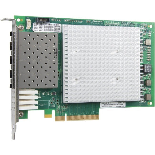 IMSourcing Enhanced Gen 5, Quad-Port, 16Gbps Fibre Channel-to-PCIe Adapter QLE2694-SR-CK