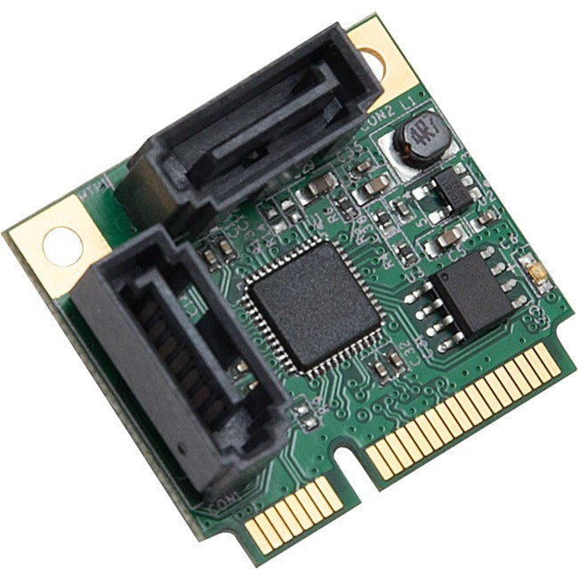 IO Crest Half Height 2 Port SATA III RAID Mini PCI-e 2.0 Card SI-MPE40095
