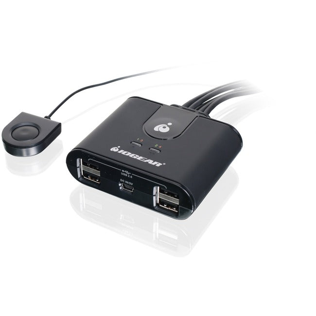 IOGEAR 4x4 USB 2.0 Peripheral Sharing Switch GUS404