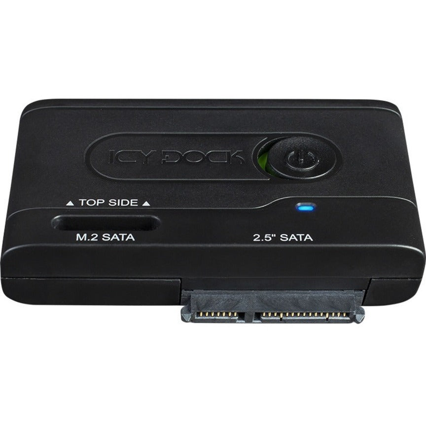 Icy Dock EZ-Adapter MB031U-1SMB Drive Enclosure SATA, M.2 - USB 3.2 (Gen 1) Type C Host Interface External - Black