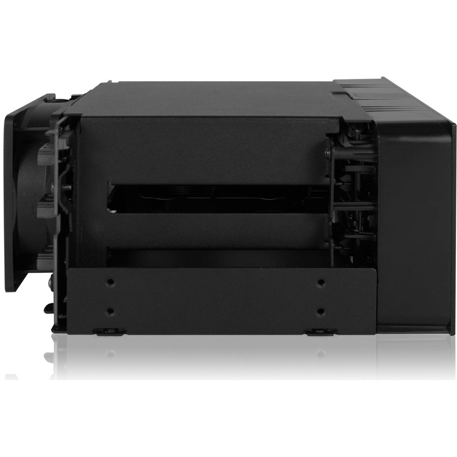 Icy Dock FlexiDOCK MB830SP-B Drive Enclosure for 5.25 - Serial ATA/600 Host Interface Internal - Black"