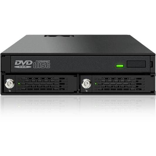 Icy Dock Mb994Iko-3Sb Rugged Full Metal 2 Bay 2.5 Inch Sas/Sata Hdd & Ssd Backplane Cage With Slim