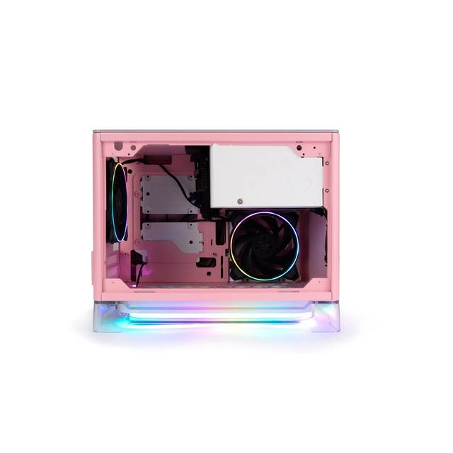 In-Win A1 Plus Pink Mini-Itx Tower With Integrated Argb Lighting - 650W Gold Power Supply