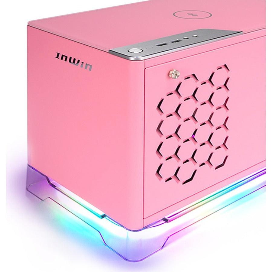 In-Win A1 Plus Pink Mini-Itx Tower With Integrated Argb Lighting - 650W Gold Power Supply