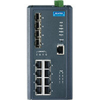 Industrial Ethernet Switch - 12 Port Gigabit Hybrid Managed | ADVANTECH EKI-7712G-2FV-AE