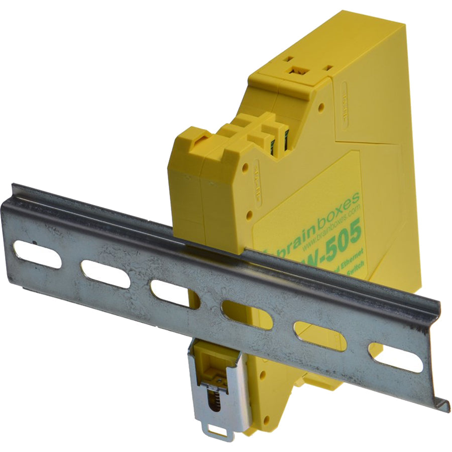 Industrial Ethernet Switch - Brainboxes SW-505 5-Port DIN-Rail | Tecisoft