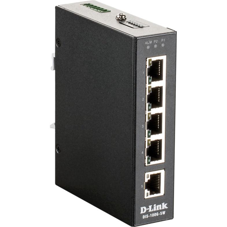 Industrial Gigabit Switch - D-Link 5-Port Wide Temperature Range | Tecisoft DIS-100G-5W