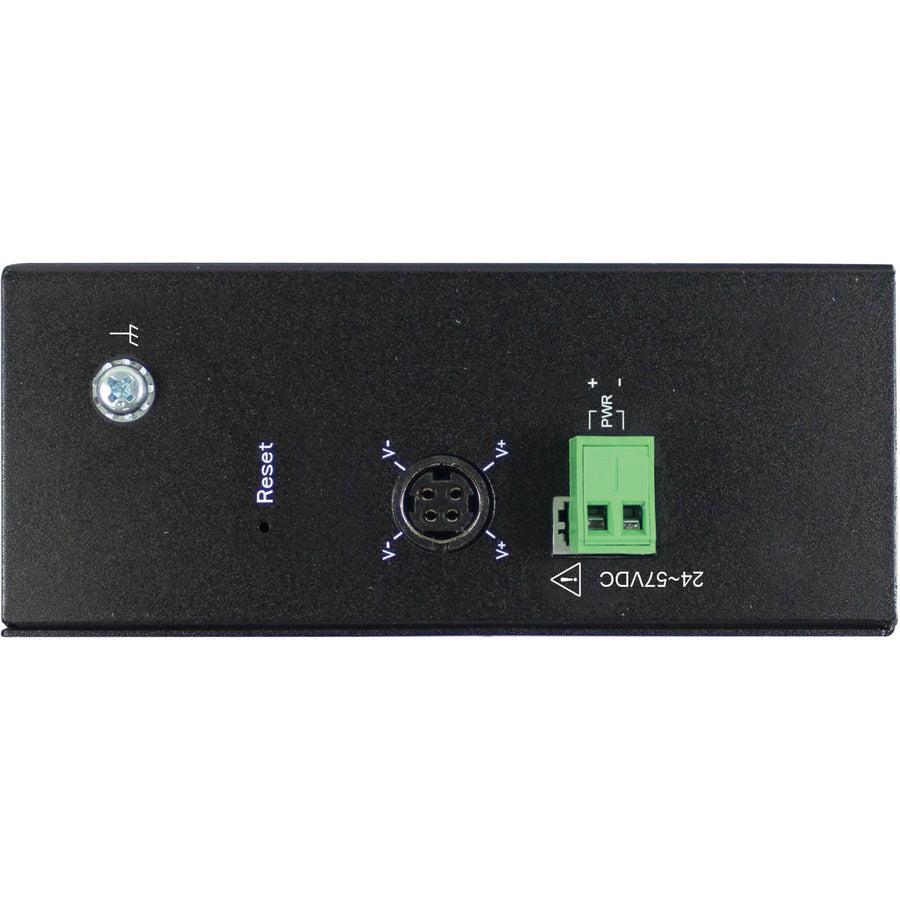 Industrial Network Switch 5-Port PoE+ DIN Mount - Unmanaged Gigabit | Tripp Lite NGI-U05POE4