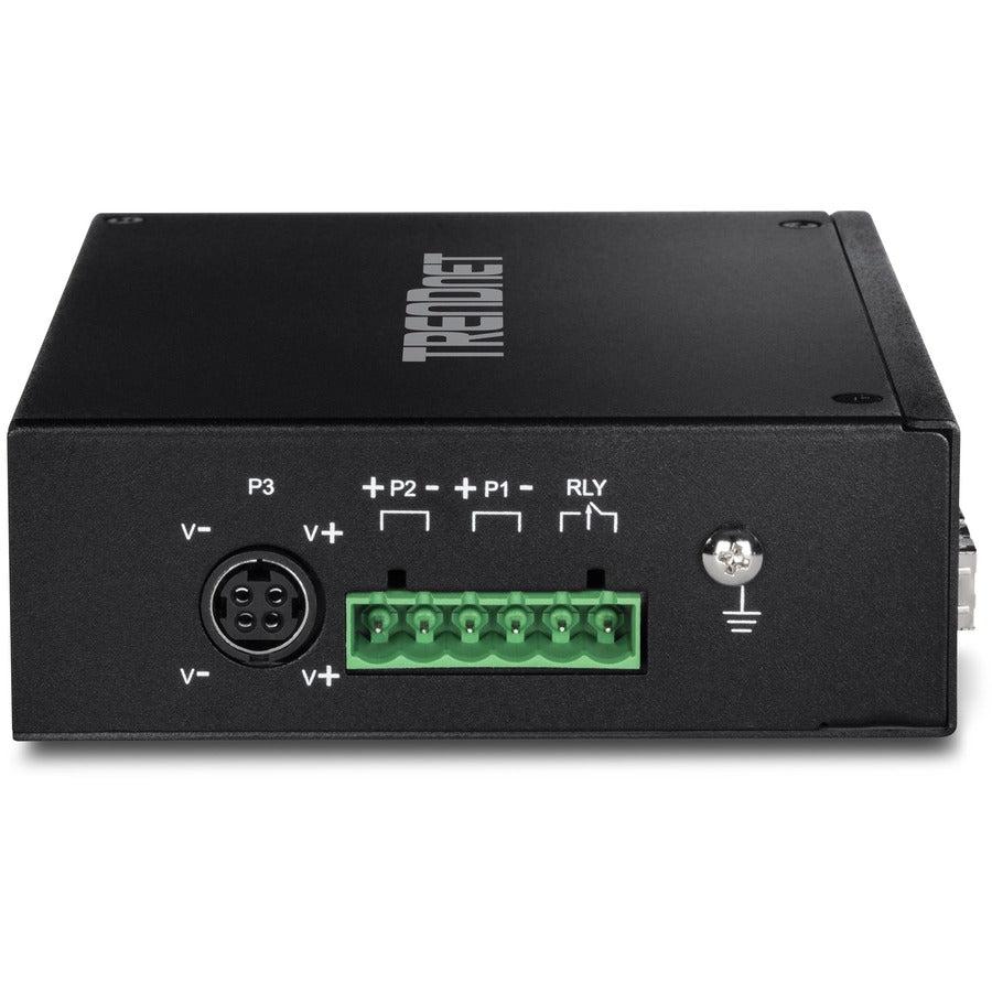 Industrial PoE+ DIN-Rail Switch - 7-Port Gigabit Hardened | TRENDnet TI-PG62