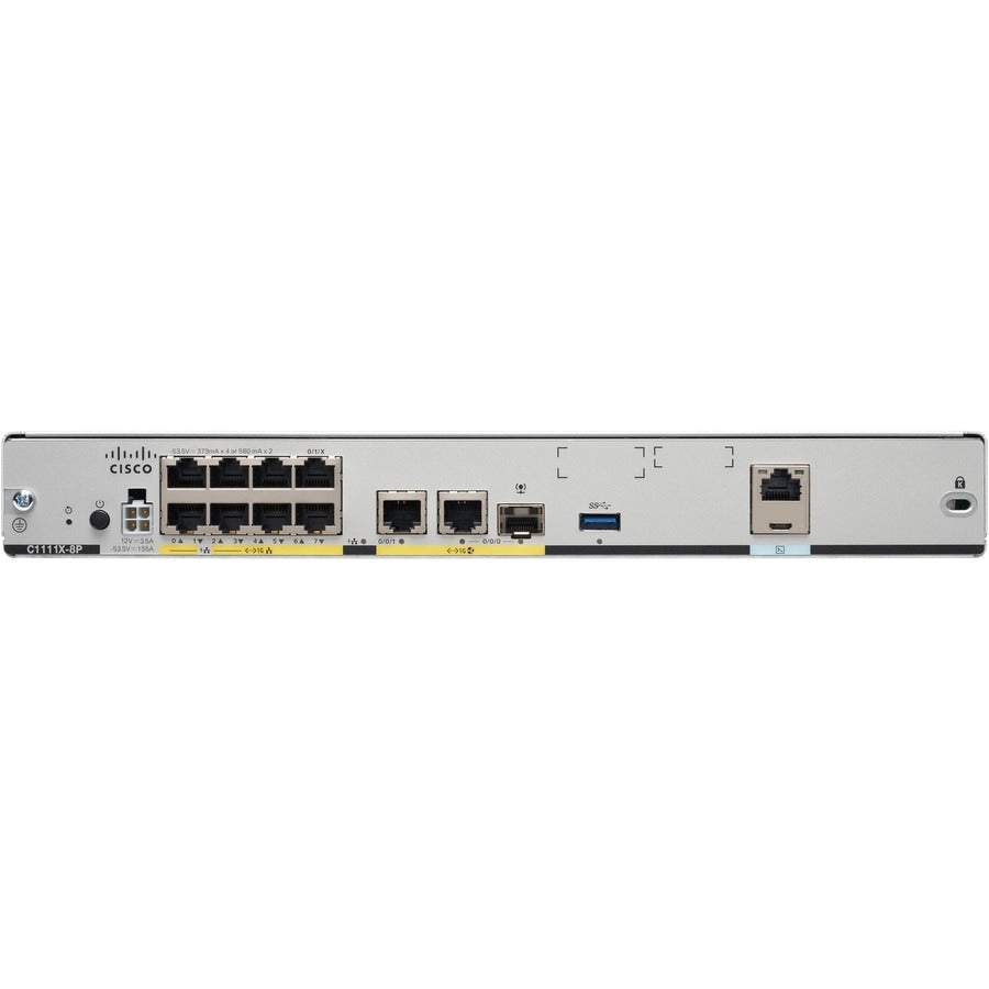 Integrated Services Router - Cisco 1111X-8P 8-Port Gigabit Ethernet Router | TecisoftUSA C1111X-8P