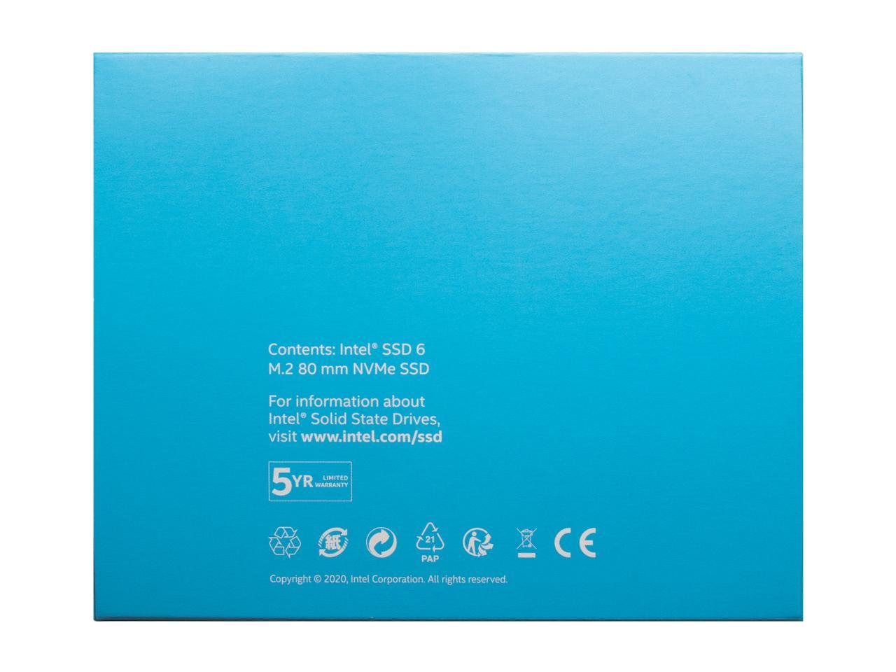 Intel 670P Series M.2 2280 512Gb Pcie Nvme 3.0 X4 Qlc Internal Solid State Drive (Ssd) Ssdpeknu512Gzx1