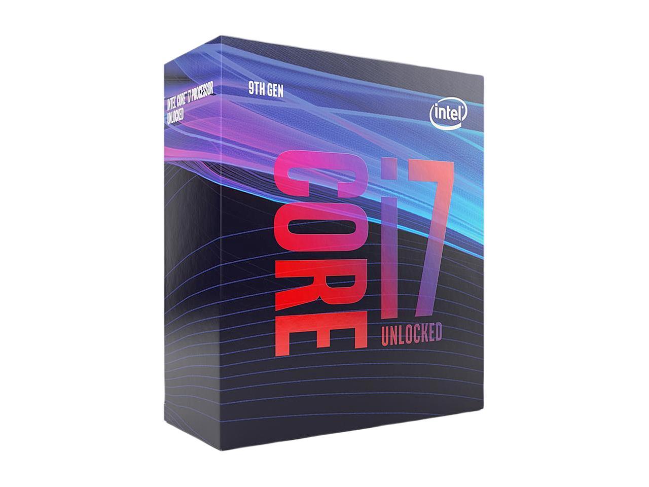 Intel Core I7-9700K Coffee Lake Processor 3.6Ghz 8.0Gt/S 12Mb Lga 1151 Cpu W/O Fan, Retail