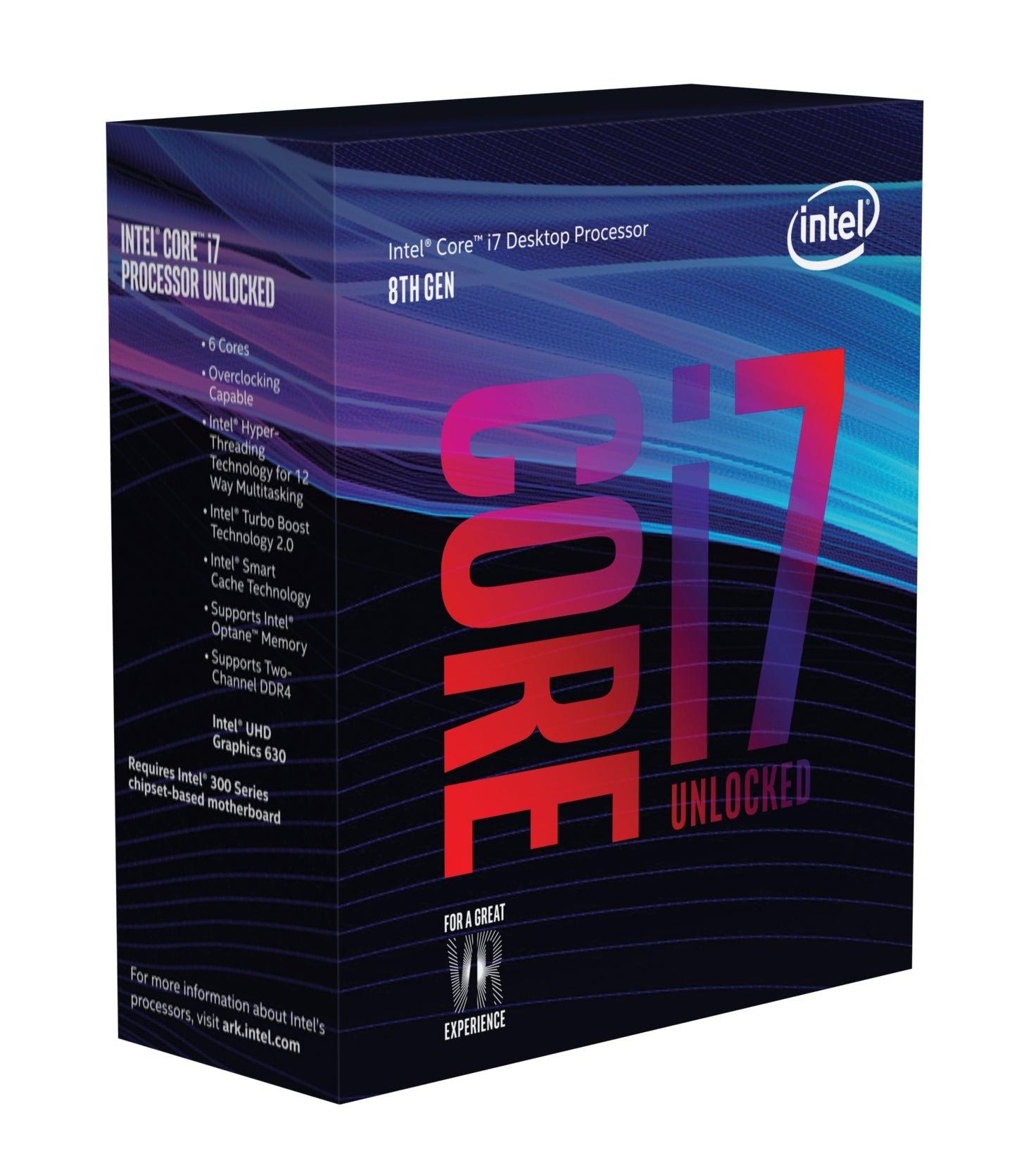Intel Core i7 i7-8700K Hexa-core (6 Core) 3.70 GHz Processor - Retail Pack BX80684I78700K