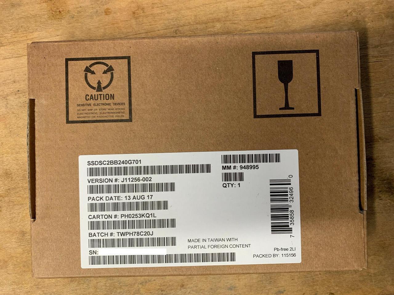 Intel - Imsourcing Ssdsc2Bb240G701 S3520 240Gb Ssd Sata 6G 2.5In