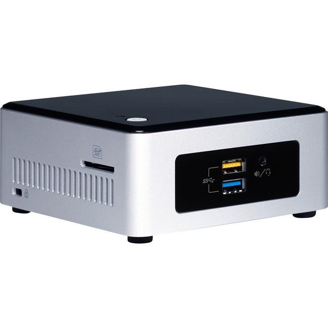 Intel NUC5CPYH Desktop Computer - Intel Celeron N3050 - Mini PC - Silver, Black BOXNUC5CPYH