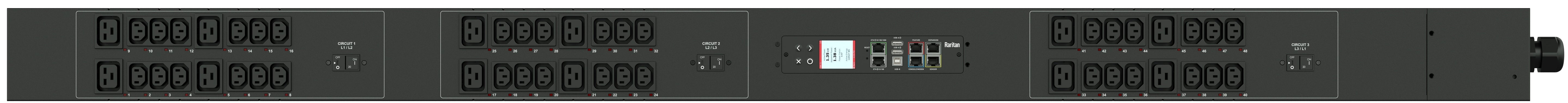 Intelligent Metered Switched Rack PDU - PX3-5996U Power Distribution | Raritan