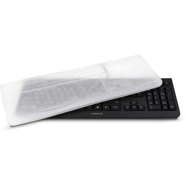 Kc 1000 Blk Wired Kb W/Cover,Cleanable Cover 4 Hot Keys Quiet