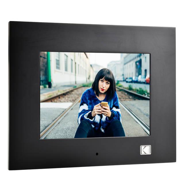 Kodak Rdpf-802W 8 Inch Multi-Function Digital Photo Frame (Black)
