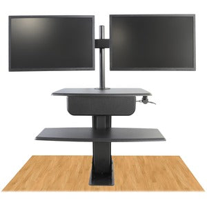 Kantek Desk Mount for Monitor, Keyboard - Black STS800