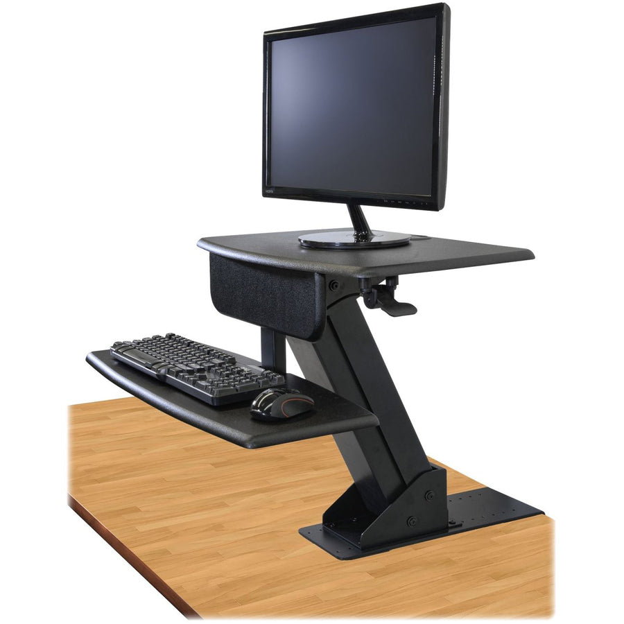 Kantek Desk Mount for Monitor, Keyboard - Black STS800