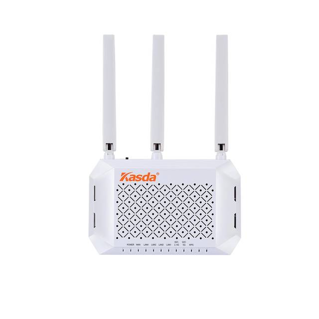 Kasda Kw6512 Ac750 Dual-Band Openwrt Wifi Router W/ 3X External 5Dbi Antennas