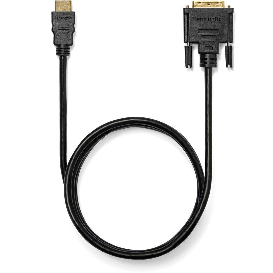 Kensington Hdmi (M) To Dvi-D (M) Passive Bi-Directional Cable, 1.8M (6Ft)
