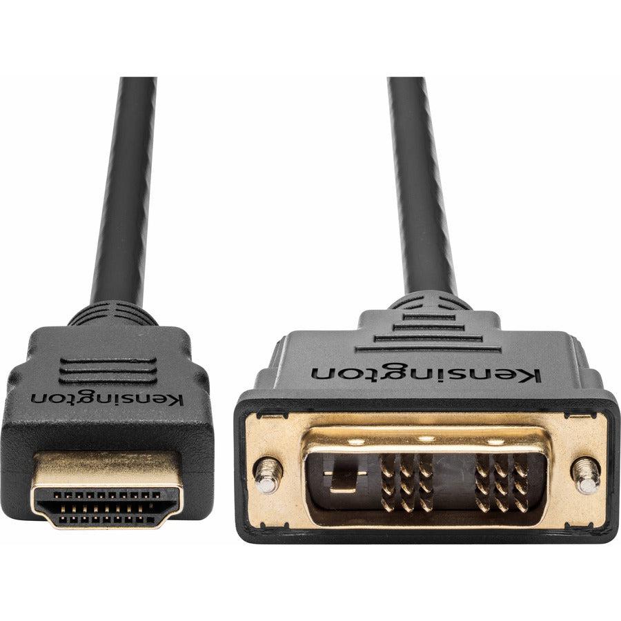 Kensington Hdmi (M) To Dvi-D (M) Passive Bi-Directional Cable, 1.8M (6Ft)