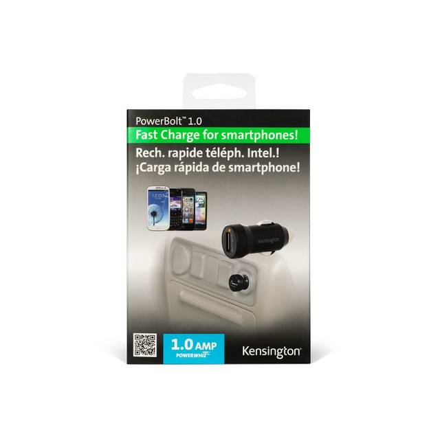 Kensington K39665Am Powerbolt 1.0 Fast Charger For Smartphones