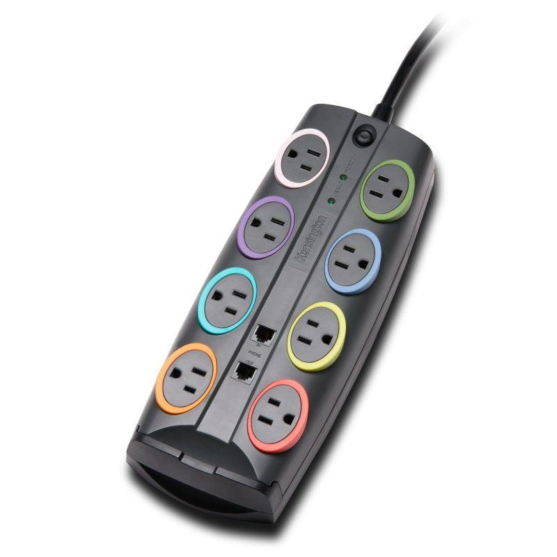 Kensington K62691Na Surge Protector Multicolour 8 Ac Outlet(S) 2.4 M