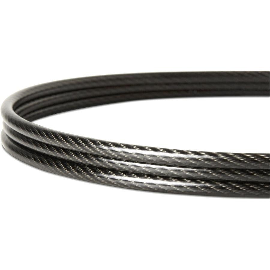 Kensington K64680Us Clicksafe Master Coded Combination Ultra Laptop Lock (Black)