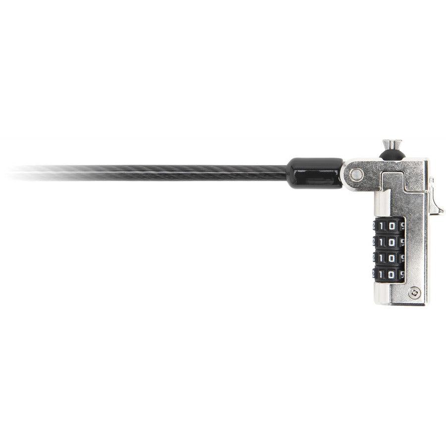 Kensington N17 Serialized Combination Lock For Wedge-Shaped Slots 25-Pack Cable Lock Black, Metallic 1.8 M