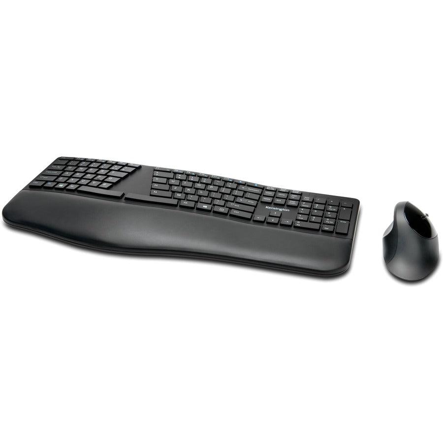 Kensington Pro Fit® Ergo Wireless Keyboard And Mouse (Black)