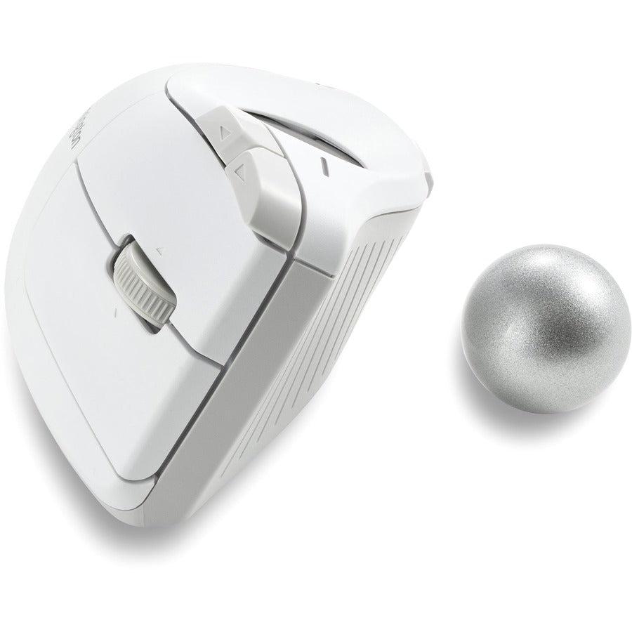 Kensington Pro Fit® Ergo Vertical Wireless Trackball - White