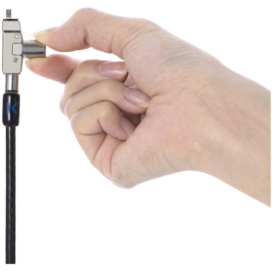Kensington Slim N17 2.0 Keyed Dual Head Laptop Lock For Wedge-Shaped Slots