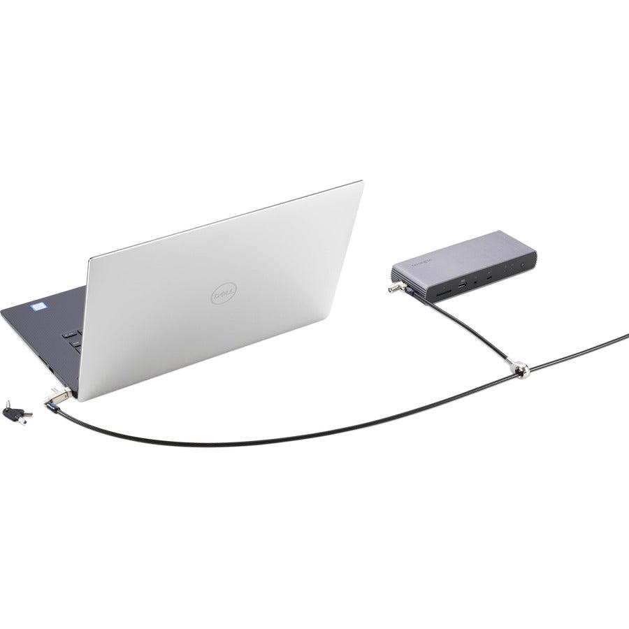 Kensington Slim N17 2.0 Keyed Dual Head Laptop Lock For Wedge-Shaped Slots